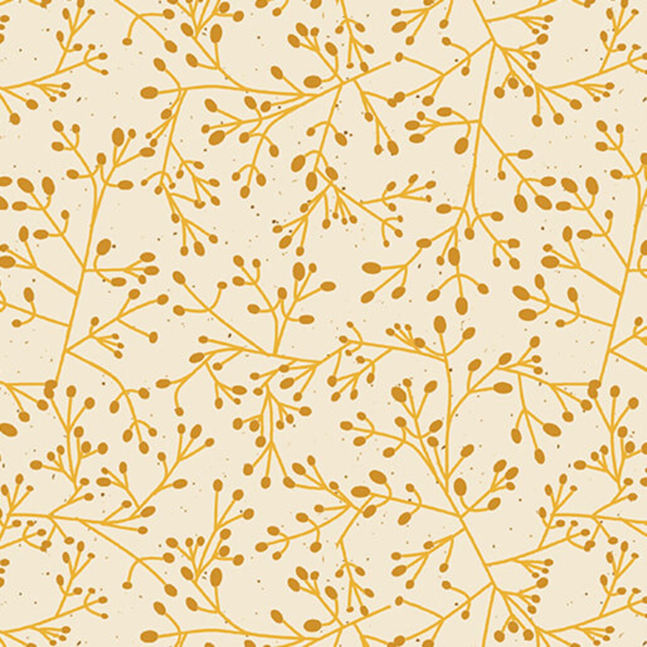 Fabric Benartex Gold Tallium Tangle Wishflower by the Quarter Yard 16695-33